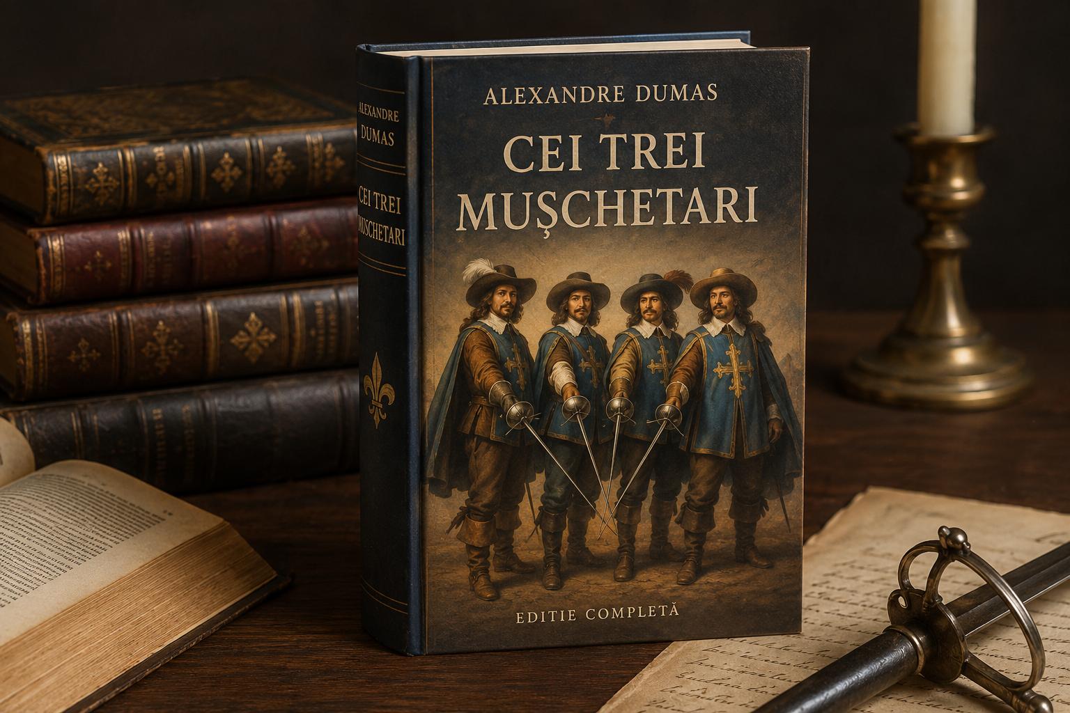 Mușchetarii lui Dumas – aventură, prietenie și onoare într-un roman nemuritor